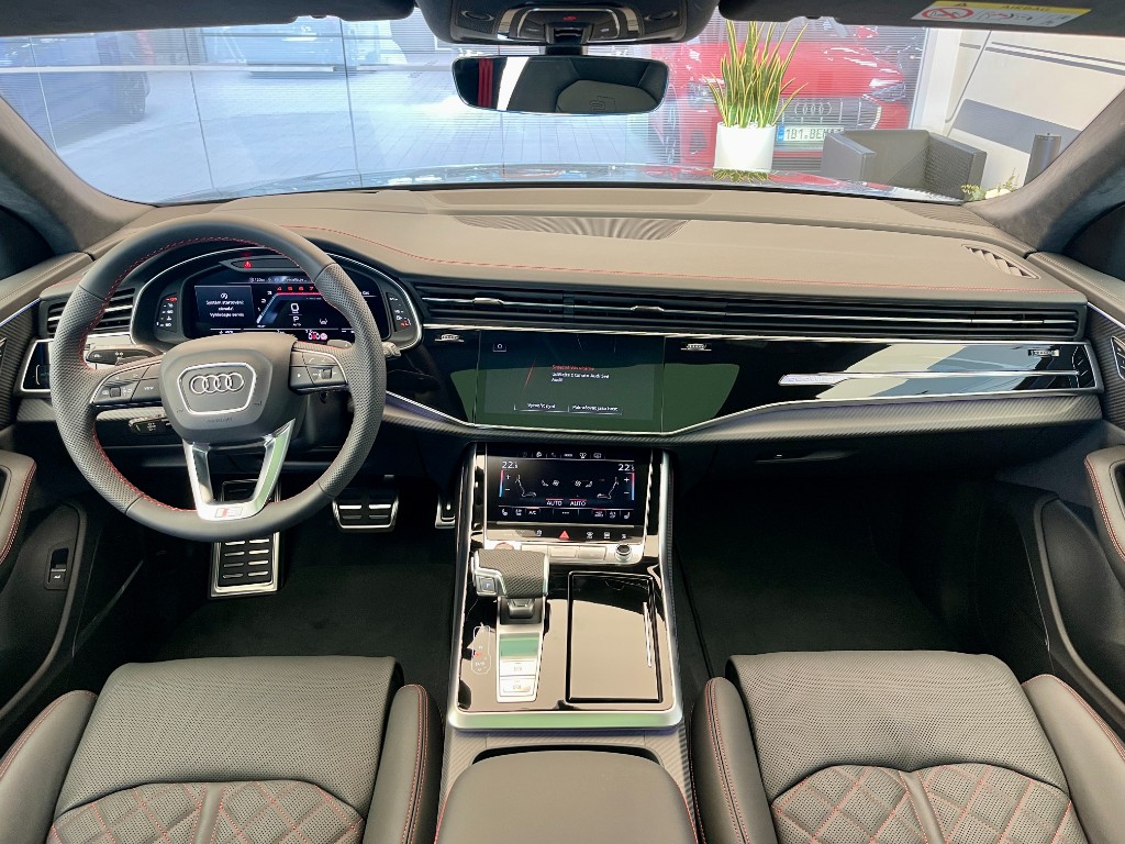 AUDI SQ8 TFSI | FACELIFT | SKLADEM | NOVÉ ČESKÉ AUTO | V8 BITURBO 507 koní | sportovně luxusní benzínové SUV | černá Mythos | černá kůže | maximální výbava | super cena |  nákup online | auto eshop | AUTOiBUY.com